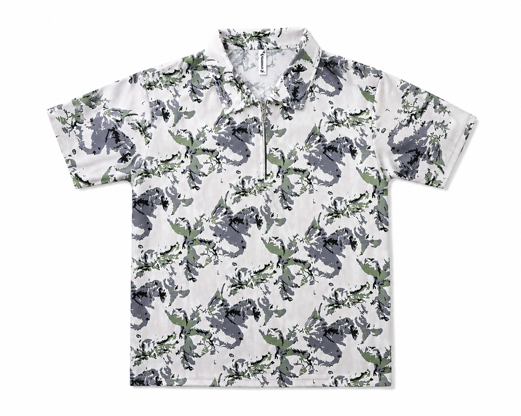 Floral Print Polo T-Shirt
