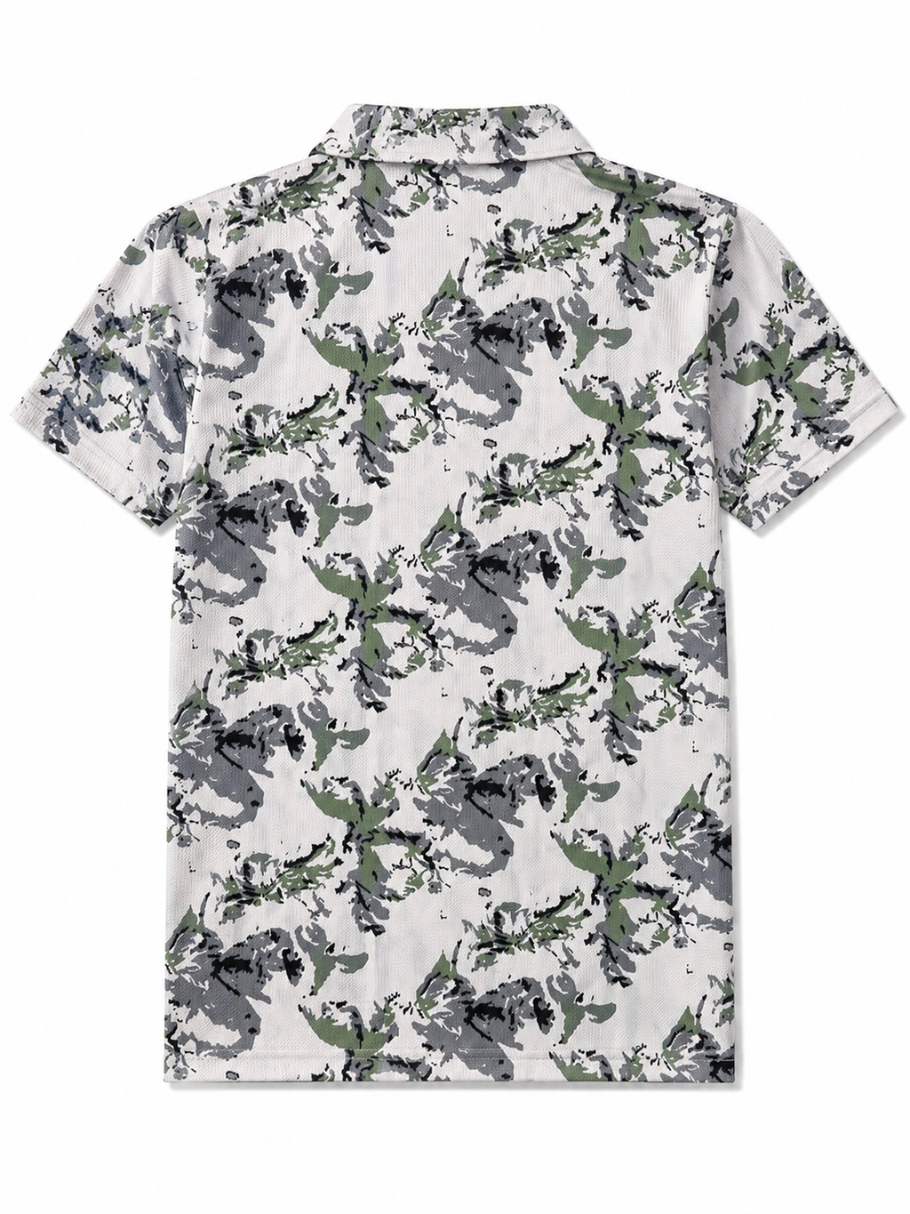 Floral Print Polo T-Shirt