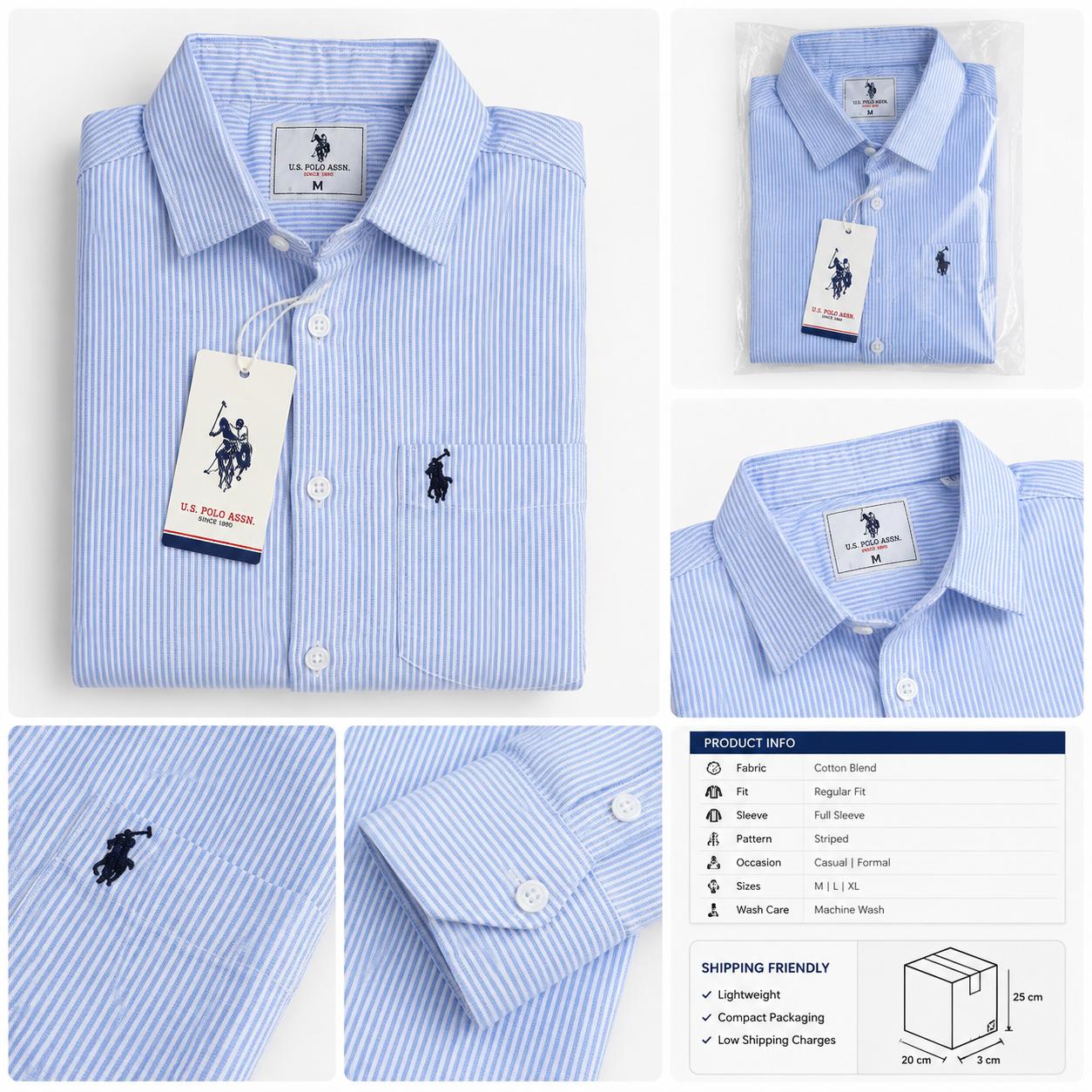Blue Striped Shirt